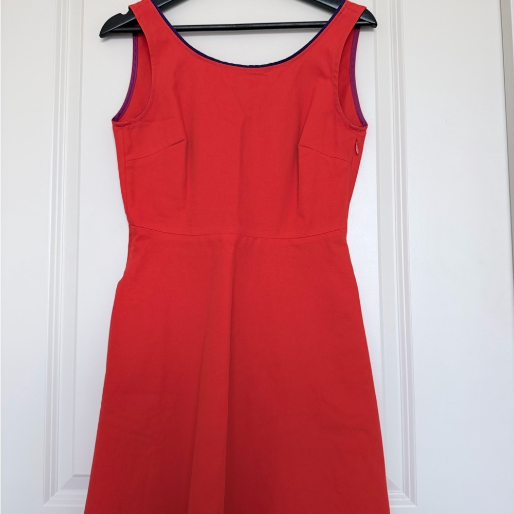 Zara Vibrant Red Midi Dress
